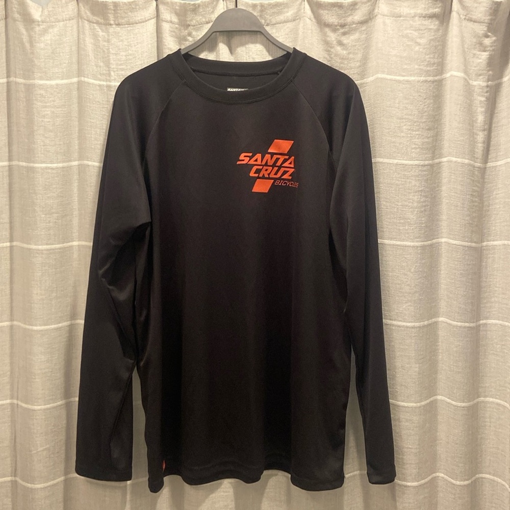 Mens Santa Cruz Bicycles long sleeve biking jersey